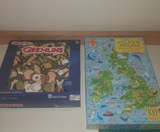 Jigsaw Puzzles Bundle  Gremlins & Atlas of Great Britain & Ireland
