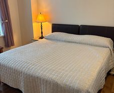 2 matching single beds with memory foam mattresses