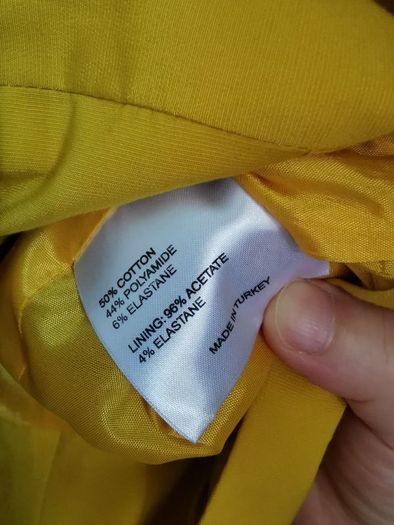 NEW - Karen millen yellow blazer UK 14