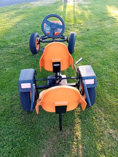 Orange BERG go-kart