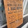 1891 antique original Labourers union poster Image 8
