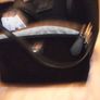 GUESS Bobbi reversible black velvet tote Image 4