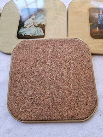 Vintage place mats with victorian images