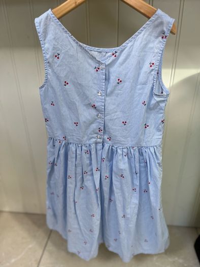 H&M Girls Cherry Dress Age 8-9