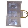 Jute gift bags with 3 clear windows and handles Image 2