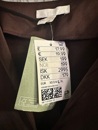 BNWT H&M Dress - Large