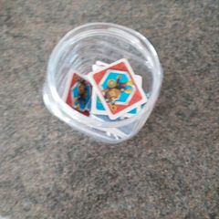 Paw Patrol Matching Game Tiles / Card Collection with Storage Jar