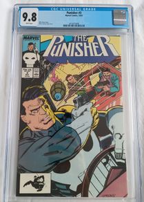 The Punisher Issue 3 CBCS / CGC 9.8  Certified Graded Comic Framed  DC Marvel
