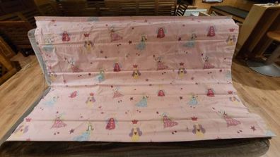 Roman Blinds with Matching Curtains (Pink)