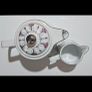 Vintage Charles Rennie Mackintosh Tea For Two Set Porcelain Art Deco Tea pot and jug Image 10