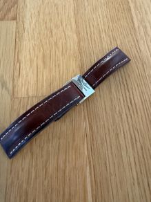 Breitling Deployment Clasp & Leather Strap