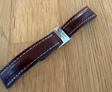 Breitling Deployment Clasp & Leather Strap