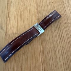 Breitling Deployment Clasp & Leather Strap