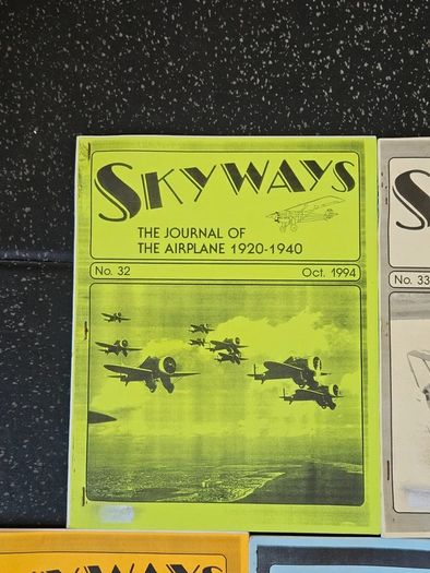 Lot of 9 Skyways The Journal of The Airplane 1920-1940 Book volumes 32- 40