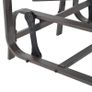 Outdoor Gliding Rocking Chair with Sturdy Metal Frame, Patio Comfortable Swing Chair for Garden, Backyard, Grey Image 5