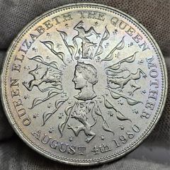 Great Britain 1980 Crown in Williams and Glyns Bank Holder Stunning Rainbow Toned!!