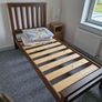 Single  Solid Oak Bed Image 2