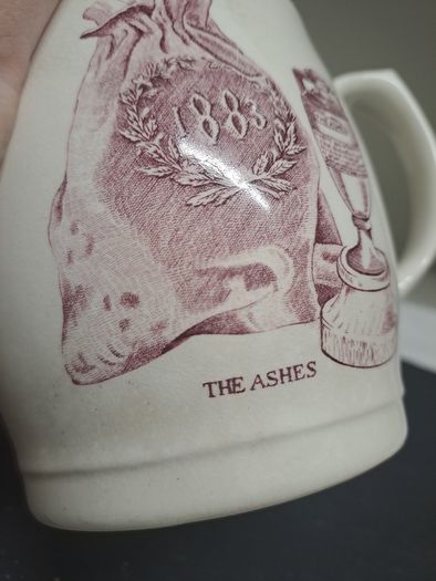 Vintage Sandland The Ashes 1883 Cricket Mug