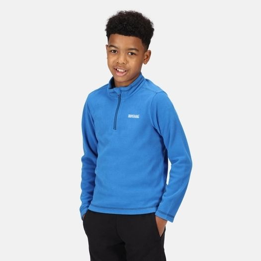 Regatta Great Outdoors Kids' Hot Shot II Half Zip Fleece Oxford Blue Age 7/8 years