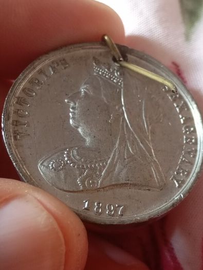 Queen Victoria Diamond Jubilee Royalty Commemorative Medallion, 1897