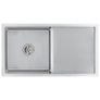 Handmade Kitchen Sink with Strainer Stainless Steel Image 2