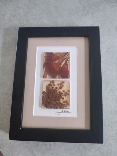 Unique artwork from Ocean Petals art studio are handmade with real Australian native fliowers