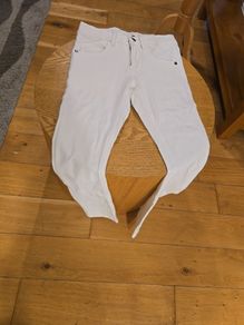 White skinny jeans age 8