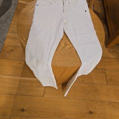 White skinny jeans age 8