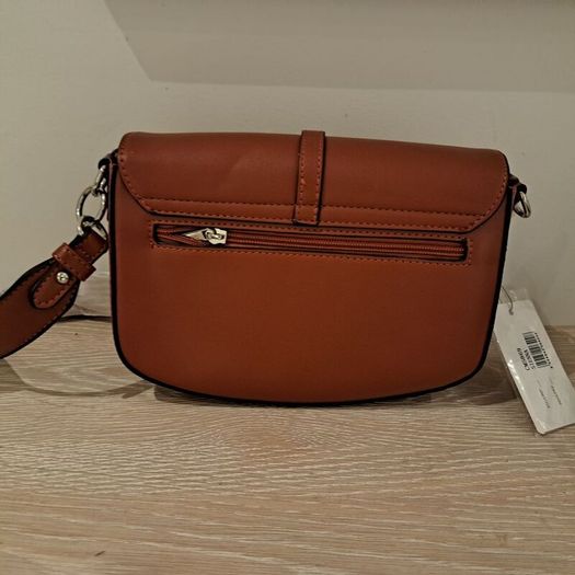 Meadows & Byrne brand new crossbody bag -- pecan colour