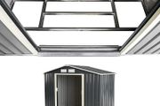 Metal Tool Shed Garden Shed Pitched Roof Metal