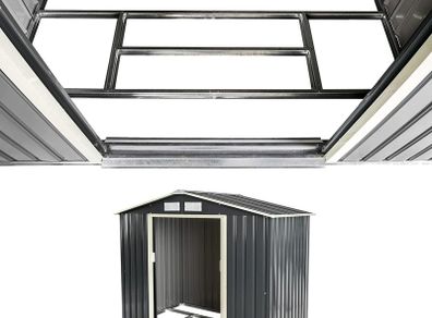 Metal Tool Shed Garden Shed Pitched Roof Metal
