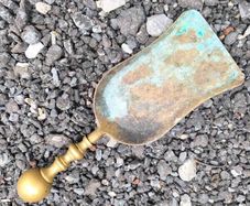 Antique fire shovel