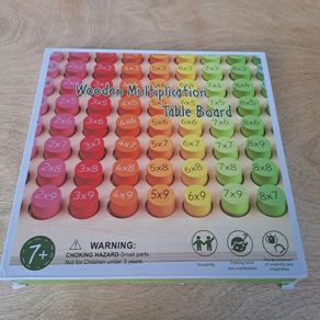 Wooden Multiplication Table Board Educational Toy