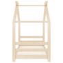 Kids Bed Frame Solid Pine Wood 70x140 cm Image 3