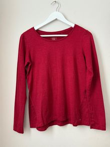 F&F Red Soft Touch Active Gym Top Size M!