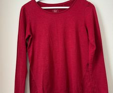 F&F Red Soft Touch Active Gym Top Size M!