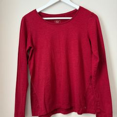 F&F Red Soft Touch Active Gym Top Size M!