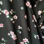 F&F black floral wrap dress size 10 Image 2