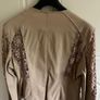 Leather Effect Jacket With Lace Details Image 3