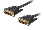 New 3m Premium DVI Male to DVI Male 18+1 Cable Monitor Gold Plated Full HD #987