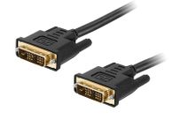 main image for ad New 3m Premium DVI Male to DVI Male 18+1 Cable Monitor Gold Plated Full HD #987