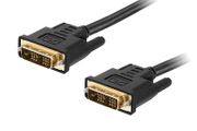 New 3m Premium DVI Male to DVI Male 18+1 Cable Monitor Gold Plated Full HD #987
