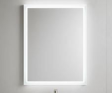 LED Mirror with Shaver Plug, 60x80cm