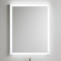 LED Mirror with Shaver Plug, 60x80cm