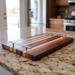 Made to Order Chopping Boards - Serving Trays - Walnut, Ash, Padouk, Purpleheart, Cherry, Maple, Oak - Any Design Boards