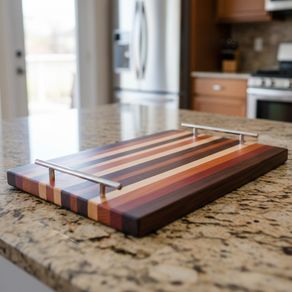 Made to Order Chopping Boards - Serving Trays - Walnut, Ash, Padouk, Purpleheart, Cherry, Maple, Oak - Any Design Boards
