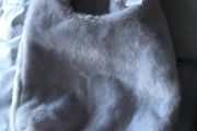 fur handbag