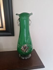 vintage retro glass vase