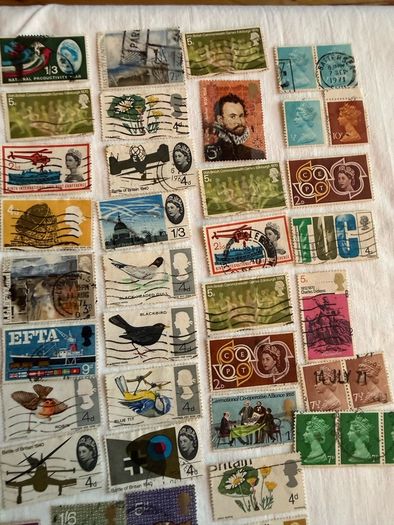 British pre decimal stamp collection