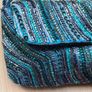 Accesorize Vintage Sequin Beaded Blue Green Evening Special Occasion Wedding Guest Bag Image 2